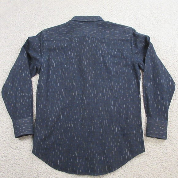 Naked & Famous Mens Rain kimono Regular Shirt. Tagged M but must have shrunk - Picture 4 of 9